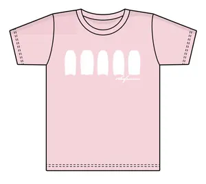Foam Co: Board Line Up YOUTH T-Shirt: Pink w/ White