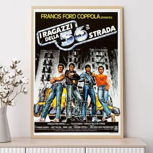 The Outsiders (1983)--Movie Poster, Art Prints, Home Decor,Wall Art, Poster Unframed