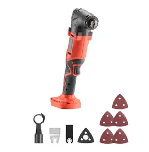 Cordless Oscillating Tool 20V, Multitool with 6 Speeds & 8 Accessories 20V-Without Battery
