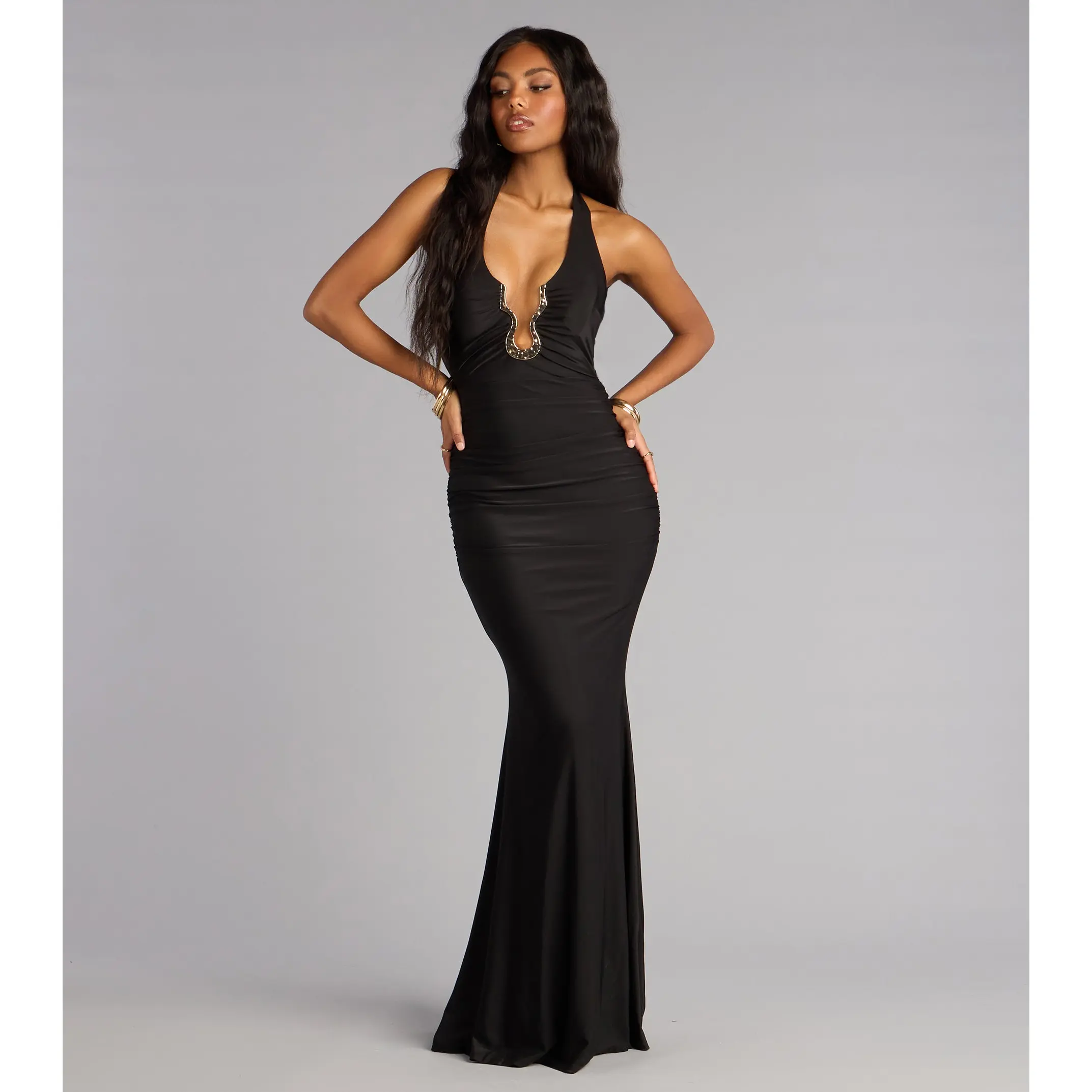 Zaria Halter Mermaid Formal Dress - TikTok Shop Zaria Halter Mermaid Formal Dress - TikTok Shop