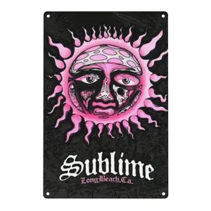 2D Flat, 1pc,Classic Rock Band Cover Album Art Music Aluminum Wall Art Painting, Vintage Style Metal Sign ,  Home Wall Decor, Music Studio Decor,   Cafe, Bar, Dorm, Retro Aesthetic, Nostalgic Vibes, Birthday Gift, Housewarming Gift, Music Lover