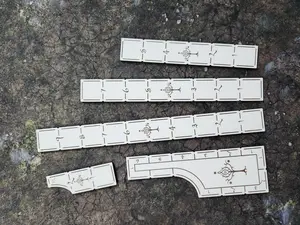 Ruler Set for Tabletop Wargames used for Warhammer 40K, and other RPGs