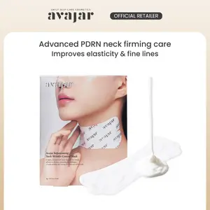 avajar Rejuvenating Neck Wrinkle Control Mask 5 Sheets | Made with PDRN, Peptides, Niacinamide & Ceramide for Firming, Lifting, Hydration & Anti-Aging Neck Care