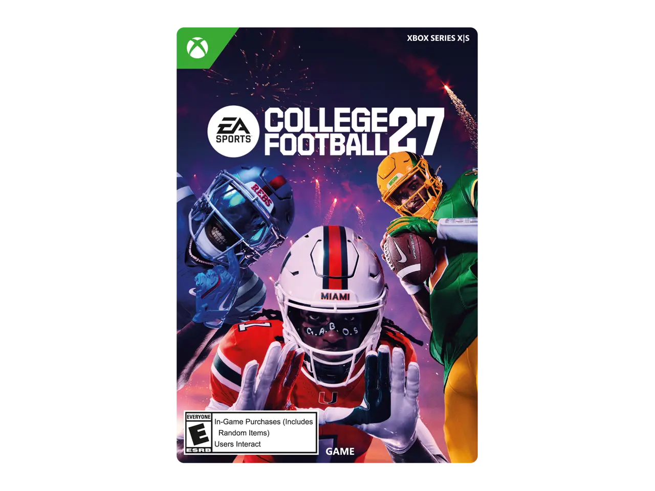 COLLEGE FOOTBALL 27 - Standard Edition Digital Games, Xbox Series X|S [Digital Code]