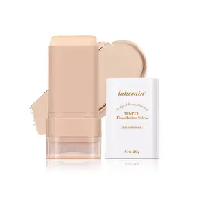Eraser Foundation Stick with Soft Brush Head, Concealer, Smooth, Contour, Brighten Skin Tone, Brightening Concealer, Matte Foundation Stick