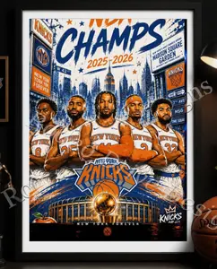 New York KNicks Champs Poster Knicks NBA Champs