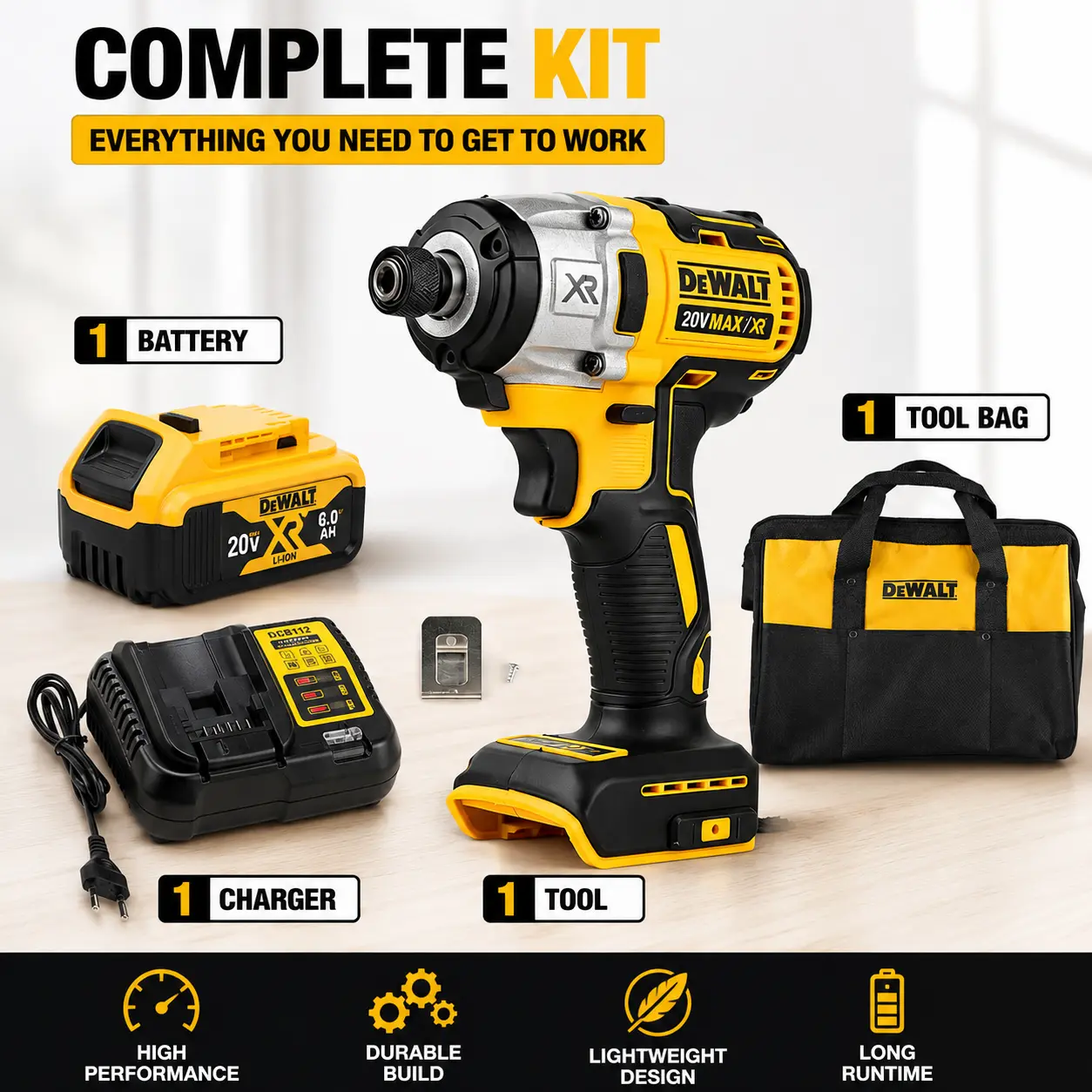 Dewalt DCF887 205N.m Brushless Electric Impact Driver Cordless Screwdriver Electric Impact Drill For Dewalt 20V Battery