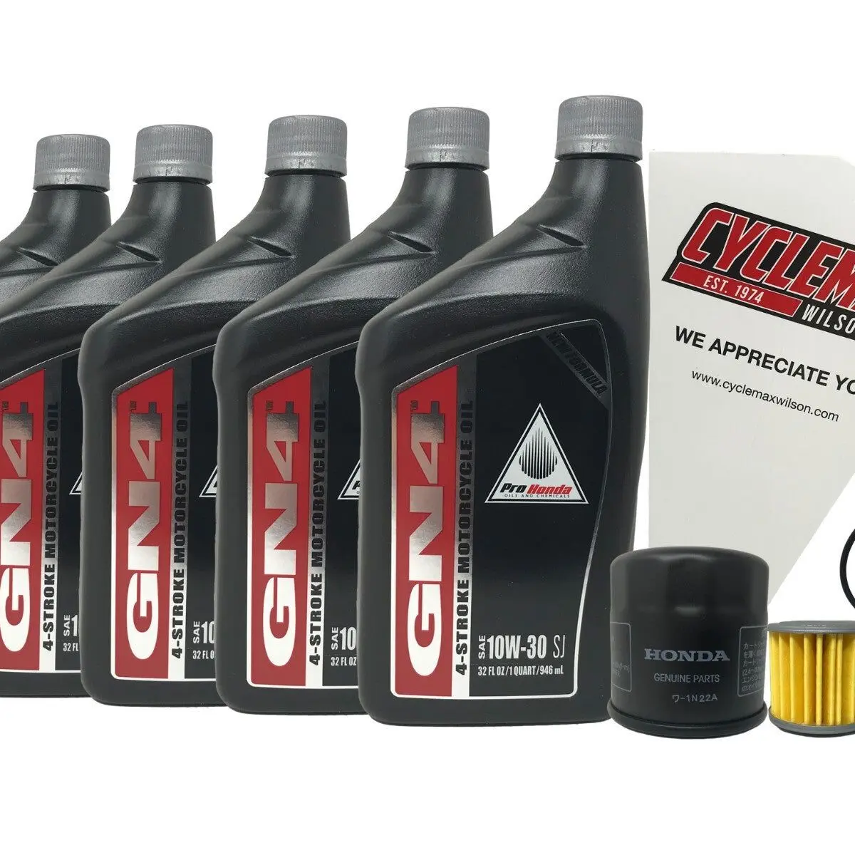 Honda GN4 Standard 10W-30 Oil Change Kit for 2016-2018 AFRICA TWIN DCT