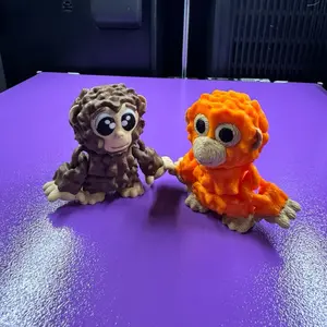 Punch-The Monkey and his best friend Plush