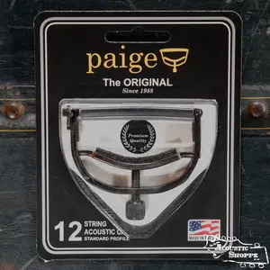 Paige Original 12 String Guitar Capo Ebony Finish (P-12E)