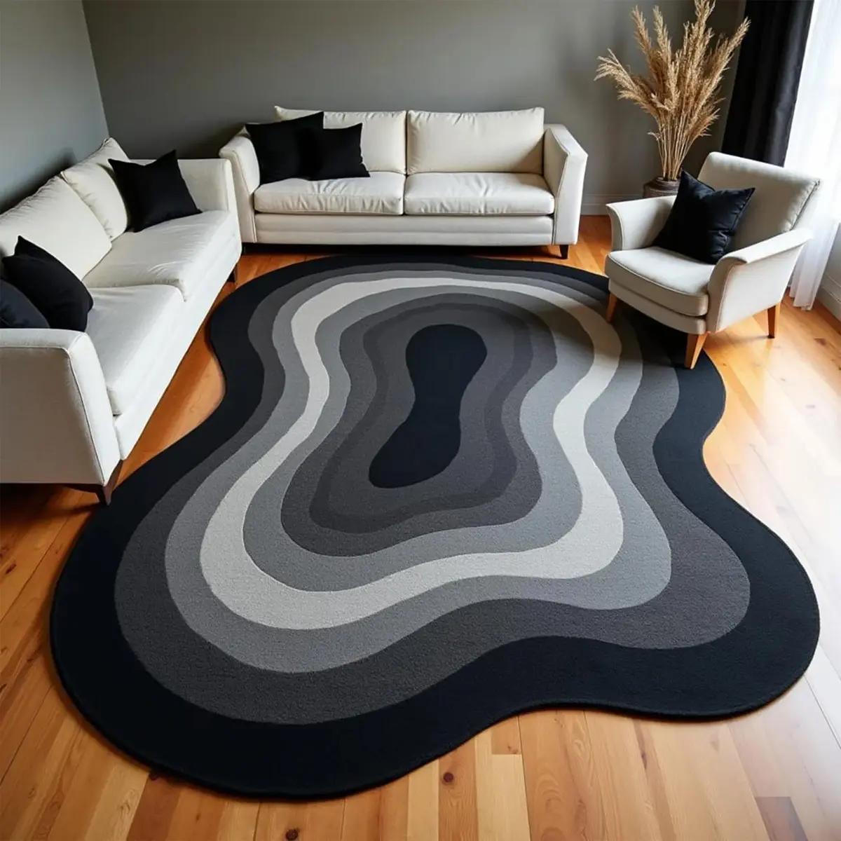Abstract Art Design Carpet, Non-Slip Pet Friendly Rug, Soft Comfortable Mat for Living Room Dining Bedroom, Casual Area Rug, Abstract Rugs, Abstract Styled Rug, Home Decor Rug