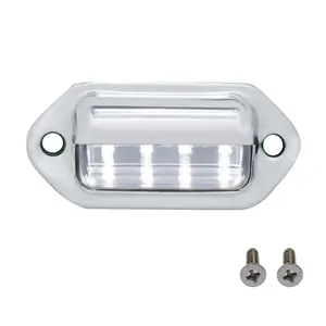 United Pacific – 4 White LED Chrome License Plate Utility Light