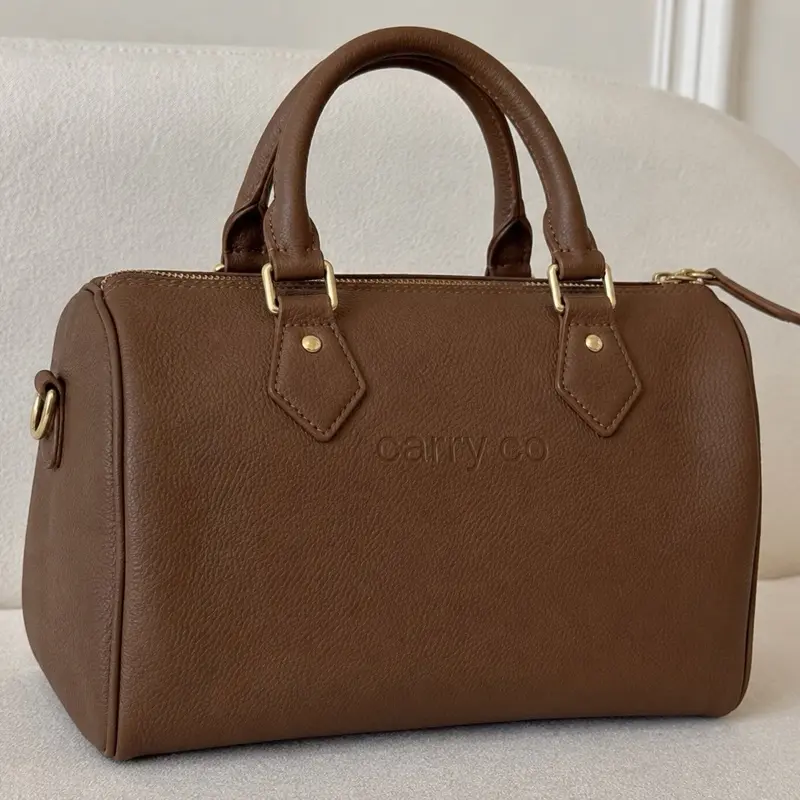 Carry Co Brown Speedy Handbag