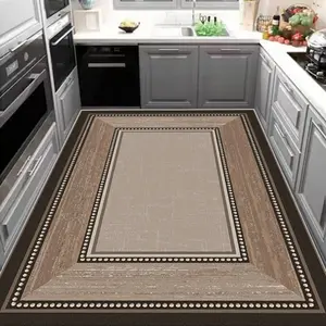 Kitchen Rug, Farmhouse Kitchen Rug, Kitchen Area Rug, Non-slip and Water-resistant Durable Kitchen Mat, Stylish and Practical Kitchen Floor Mat for Home Dining Room