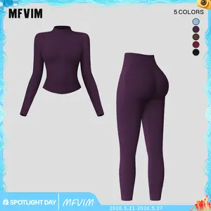 MFVIM Women's Sporty Set, Casual Two-Piece Tracksuit Matching Set, Comfortable Athletic Wear, Ideal for Gym & Daily Activities