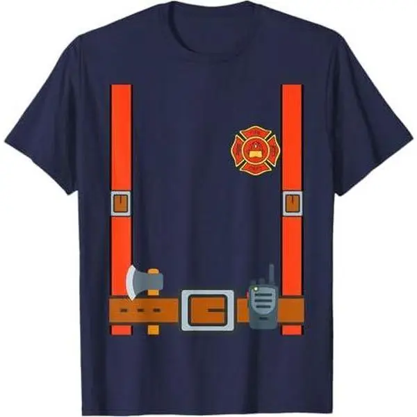 Fun Fireman Halloween - Firefighter Cosplay Costume Dressup T-Shirt