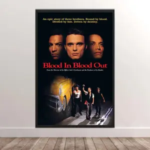 Blood In Blood Out Movie Poster Classic Film Poster | Poster Wall Art No Frame | Definition Print | Home Décor