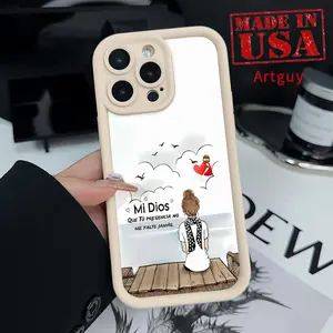 Heavenly Hope Advanced fashion gift Case for iPhone 16 15 14 Pro Max 16E 13 12 11 XR XS Plus Shockproof Non Slip Military-Grade Protection Silicone Cover