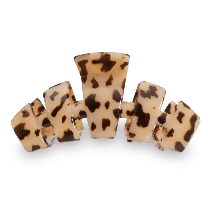 TELETIES -  Blonde Tortoise - Classic Large Hair Clip claw grip