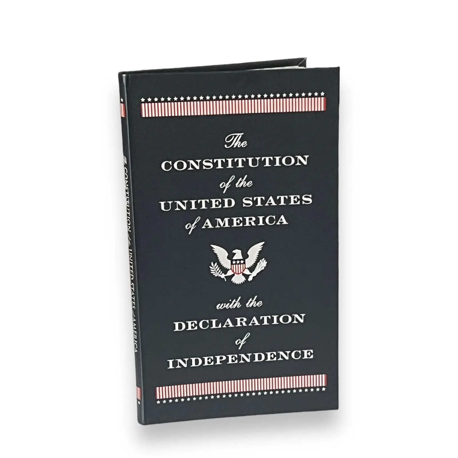 The Constitution of the United States of America with the Declaration of Independence - Collectible Pocket Size 7"X4" - Flexi Bound Faux Leather Cover