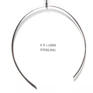 6 x 1.5 Sterling Rectangle Wire, 1 Inch