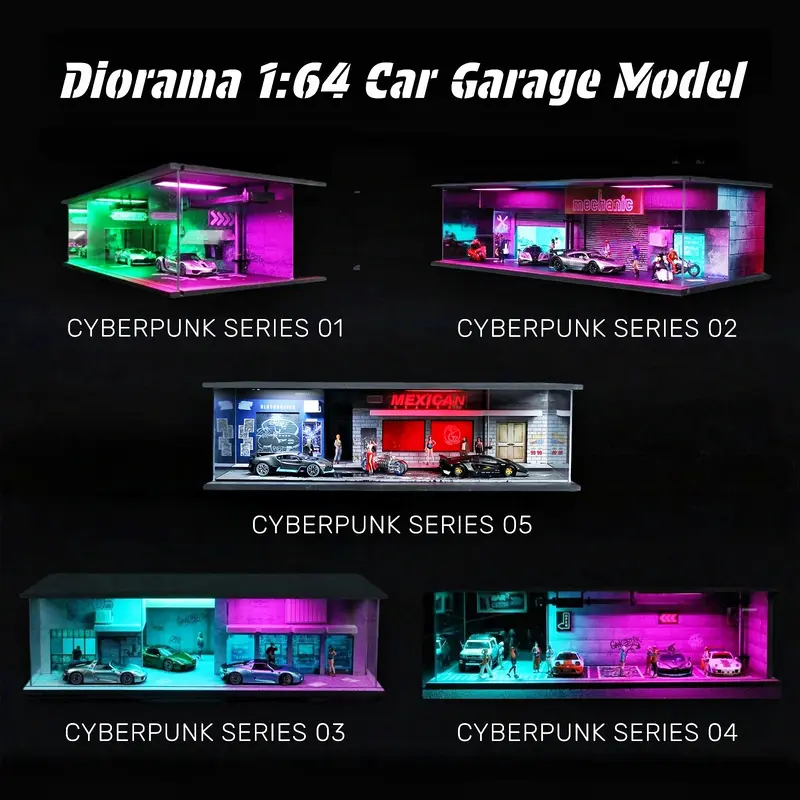 Étagère à Outils Miniature 1:64 En Résine Pour Diorama Garage - Pièces De Décor Pour Voitures Miniatures