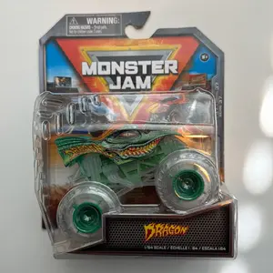 Monster Jam Monster Truck CHASE Series 37 DRAGON Clear Wheels Sealed NEW