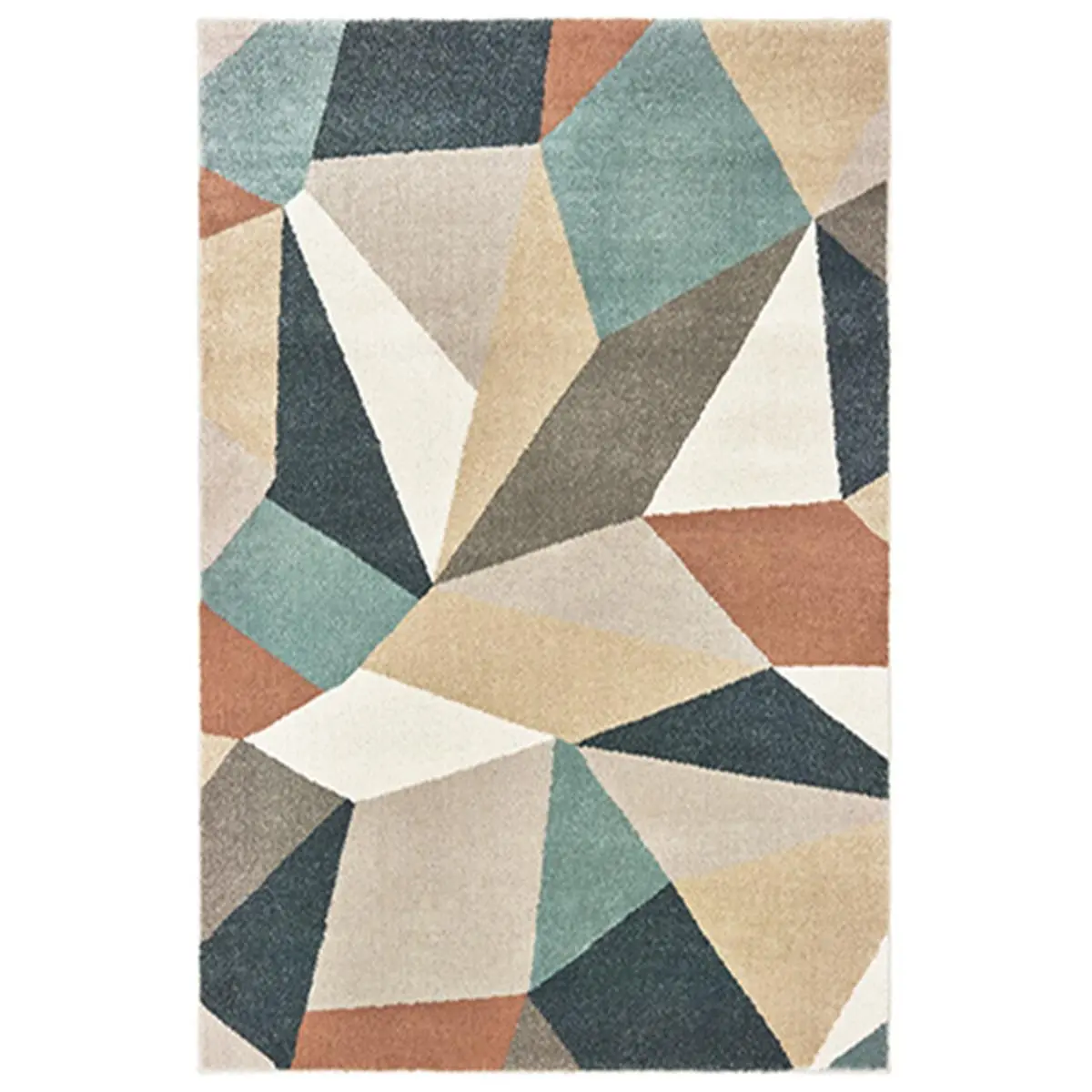 Oriental Weavers Carson Soft Woven Fabric Area Rug - C9659B061091ST Model, 2 x 3 ft Rectangular Blue Household Textile Carpet, Woven Fabric Area Rugs