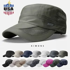 Men's Classic Army Summer Military Cap Hat Cadet Patrol Style Brim Spring Summer