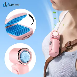 Mini Clip-On Fan Portable, 3000mAh USB Rechargeable Handheld Fan, 5-Speed Personal Fan with 180° Adjustable Clip for Backpack, Umbrella, Stroller, Desk, Travel & Outdoor