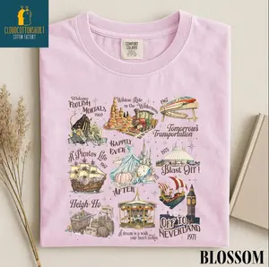 Comfort Colors Theme Park Shirt, Wildest Ride Happy Ever After Land Shirt, Trip shirt