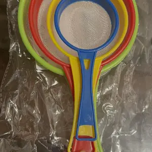 Easy-to-Clean 4pcs Kitchen Strainer Set with Handles, Kitchen Strainer Utensils, Perfect for Powdered Sugar, Soy Milk, Flour & Rice Washing, Essential Baking Gadgets, Food Colander Kitchenware