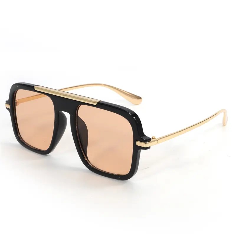 Retro Gold Aviator Sunglasses for Women Men, 2025 Metal  display picture 1