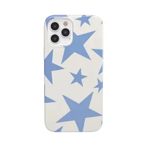 Stars Align Phone Case, Blue & White Stars Phone Case, Tough Case for iPhone 15 14 13 12 11 Pro Max 7 8 Plus X, Samsung Galaxy S23 S22 S20 Ultra