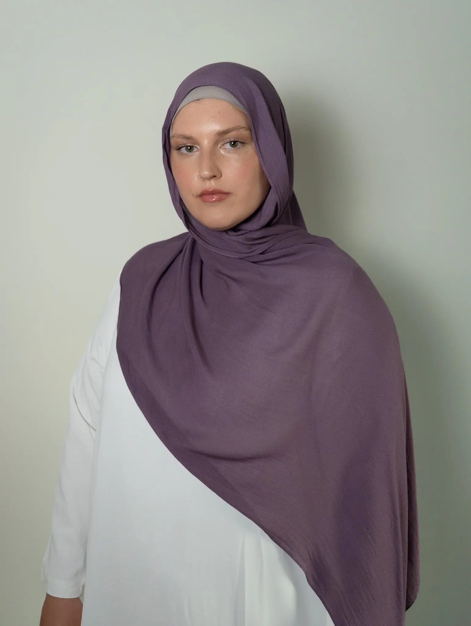 Smoky Lilac Modal Hijab