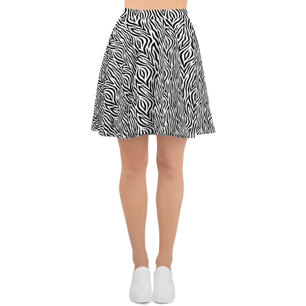Zebra Skater Skirt