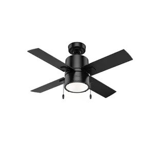 Hunter Fan  42 in. Beck LED Indoor Ceiling Fan, Matte Black
