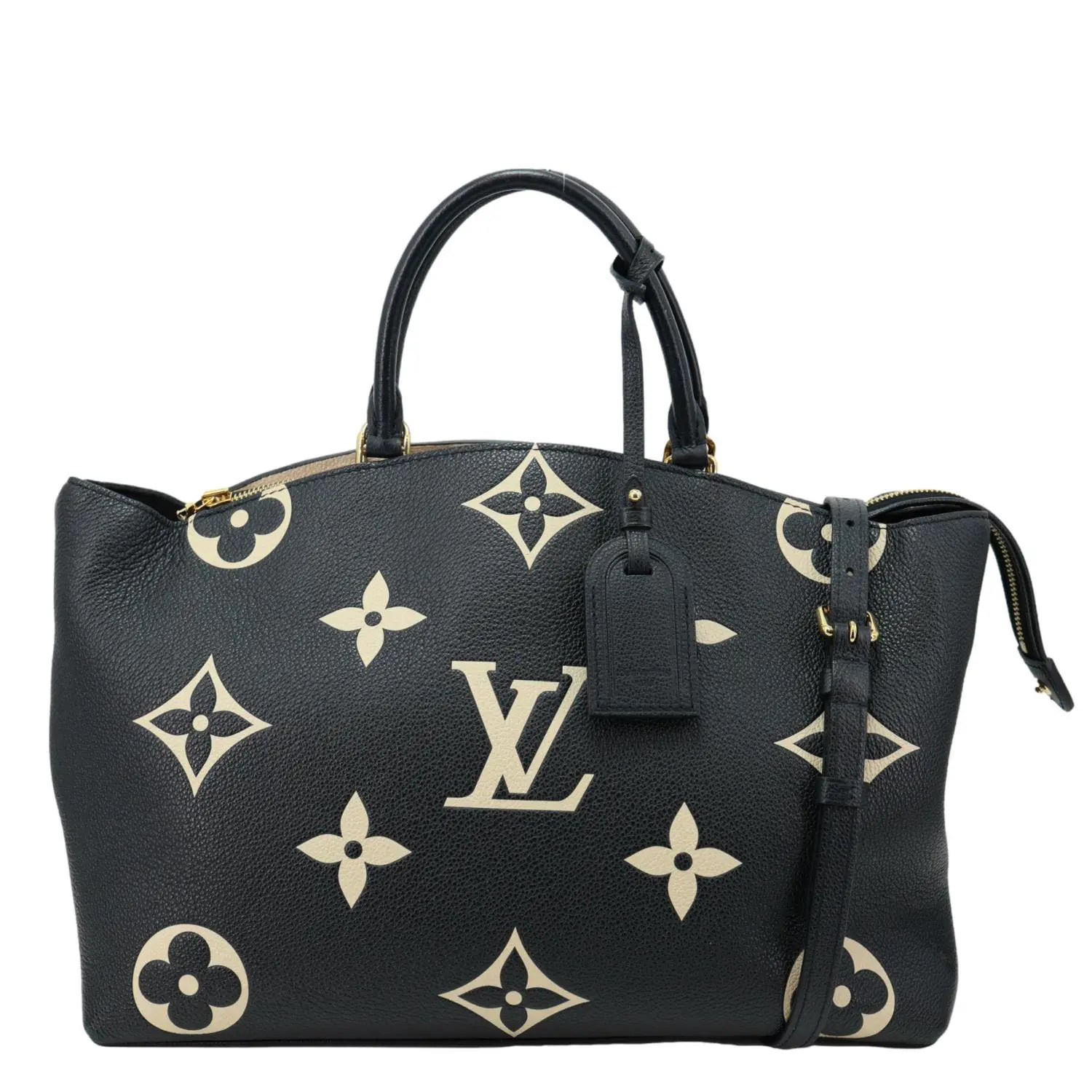 Pre-owned Louis Vuitton Leather Shoulder Bags Grand Palais Monogram Empreinte Shoulder Bag Bicolor
