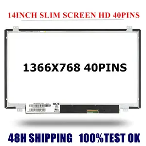 14'' Laptop LCD Screen HD Matrix HB140WX1-300 B140XTN02.3 B140XTN03.0 HB140WX1-400 HB140WX1-500 LP140WH2 TL S1 HB140WX1-600