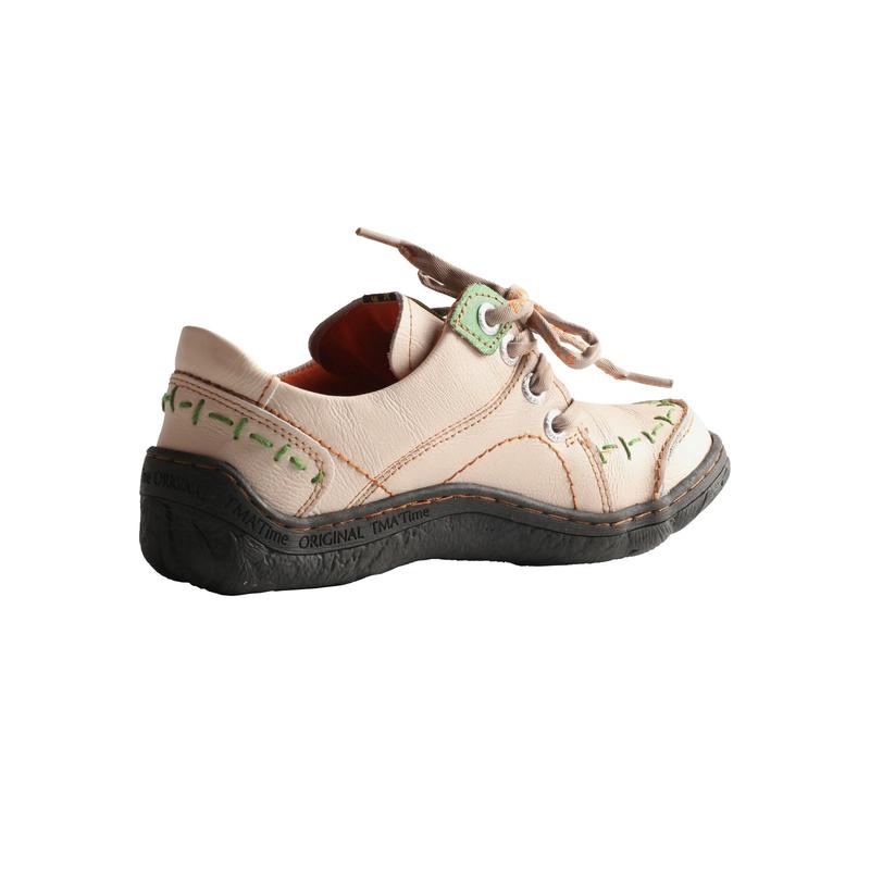 Hand-Stitched Leather Sneakers Shoes