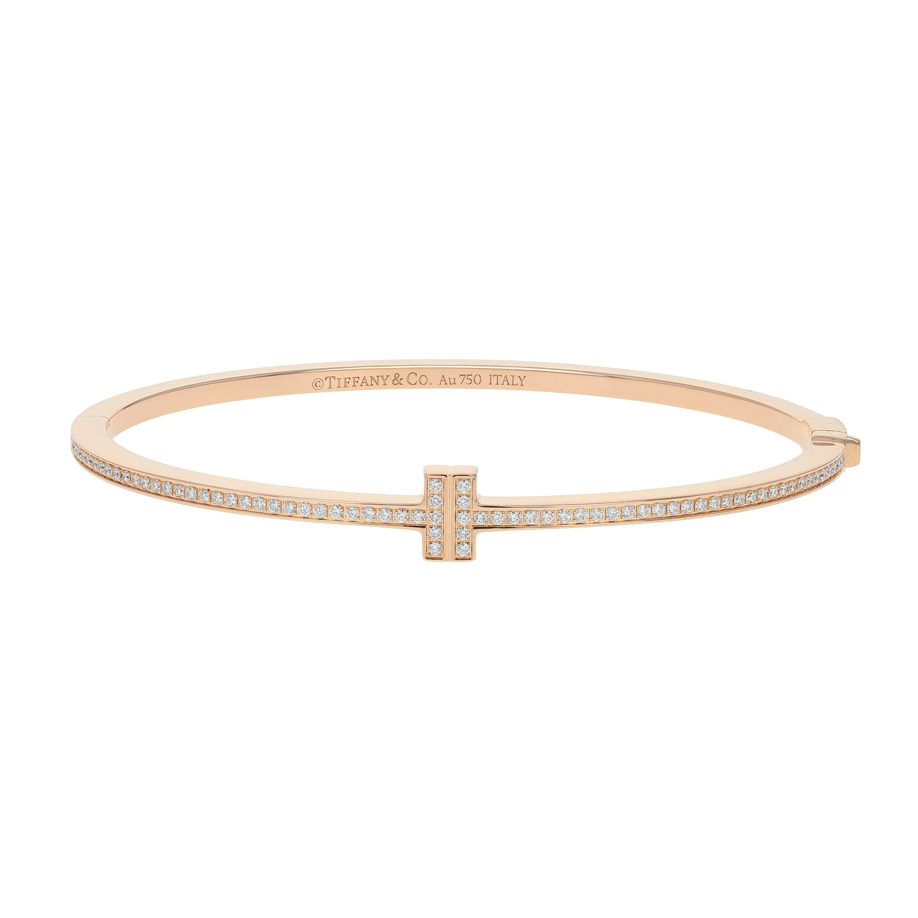 Pre-owned Tiffany & Co. Tiffany T Bangle Bracelet