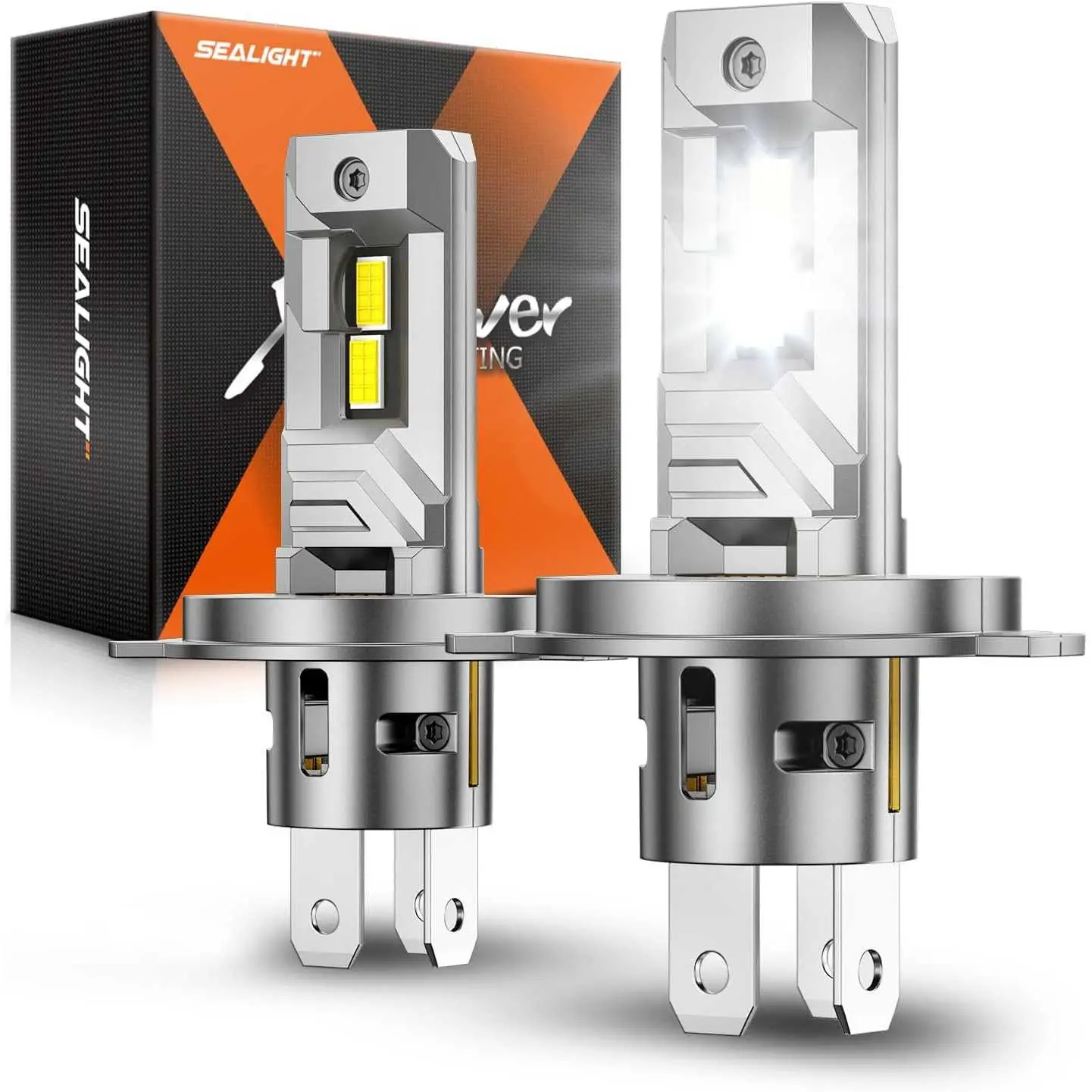2008 Toyota Tacoma 9003/H4/HB2 80W 6500K White IP68 LED Headlight Bulbs 2PCS SEALIGHT X1S
