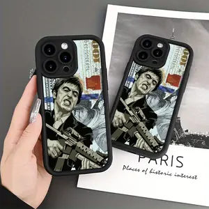 TPU Creative Banknote Holder Cellphone Case - Protective Tech Accessory, Distinct Style Showcase, Comprehensive Lens Protector, Sturdy Handheld Cover for iPhone 11,12,13,14,15,16, ProMax, XR,X Devices