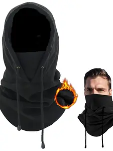 Lightweight Windproof Hat, Convertible Neck Gaiter & Face Mask, Balaclava Face Mask, Breathable Warm Winter Sports Mask for Outdoor Activities