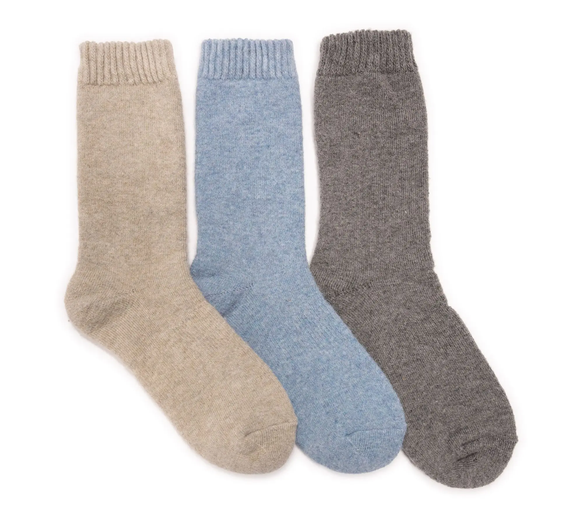 MUK LUKS Women's Set of 3 Cozy 6" Wool Socks MUK LUKS Women's Set of 3 Cozy 6" Wool Socks