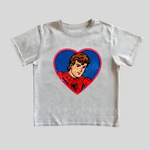 Spiderman Graphic Baby Tee, Vintage Cartoon Hero Tshirt, 90s Y2k Comic Tee