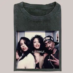 Vintage Selena Aaliyah and Tupac Shirt, Unisex Cotton For Men Sweatshirt