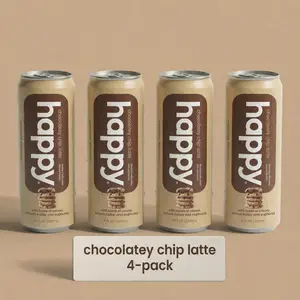 Happy chocolatey chip cookie latte 11 oz - 4pk - Made with Real Milk and Real Sugar