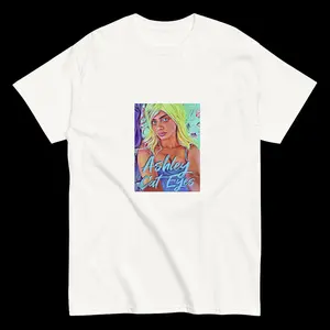 Ashley Cat Eyes Icon tee 1 Classic Cotton Fabric