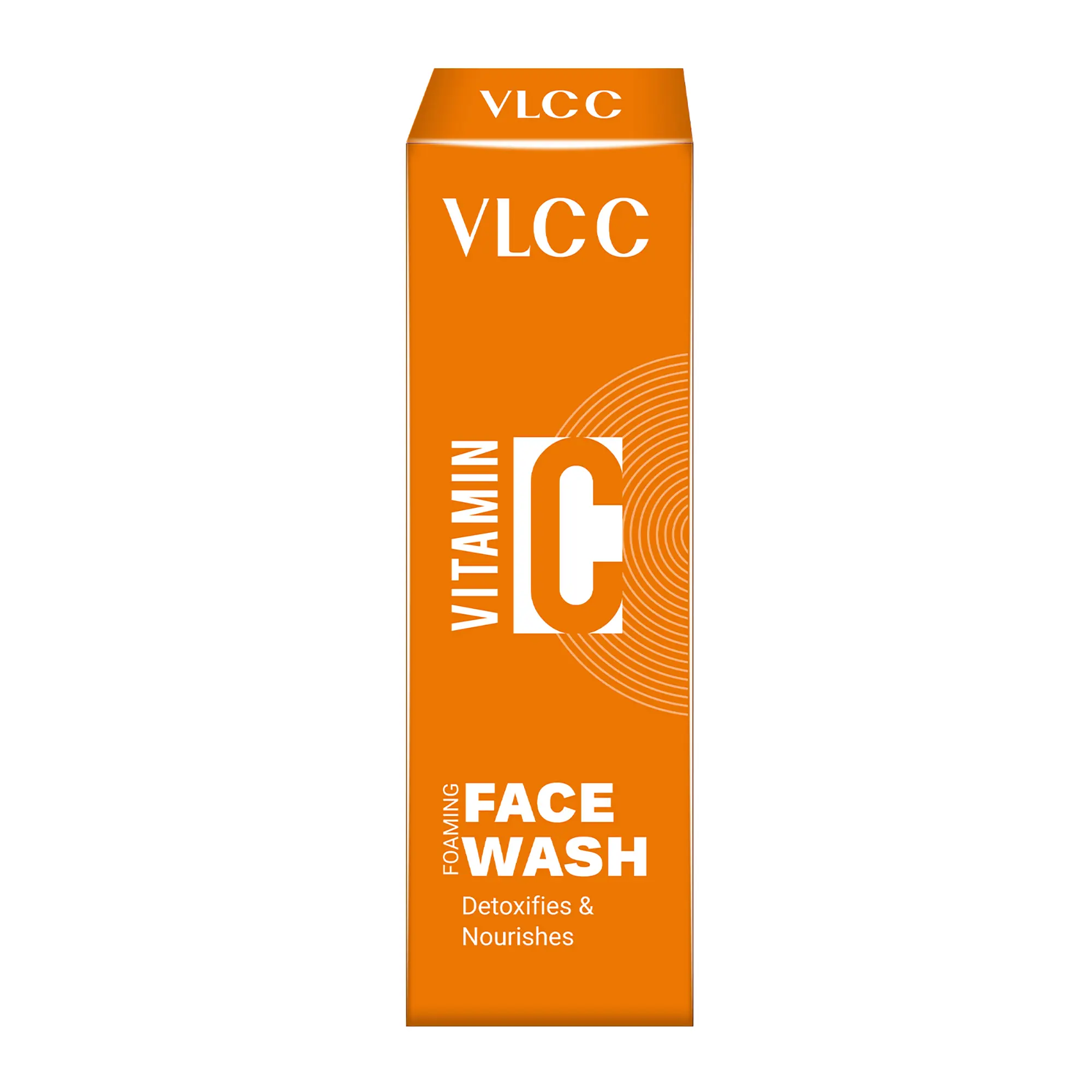 VLCC Vitamin C Foaming Facewash - Facial Cleanser with Licorice and Mulberry Extracts - Face Wash for Soft, Hydrated and Nourished Skin - 3.38 oz